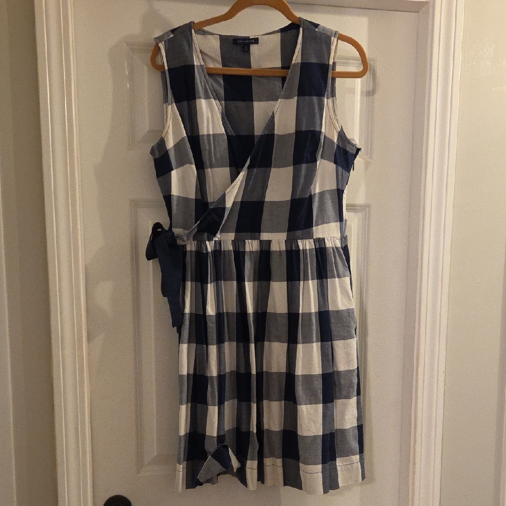 Blue Plaid Dress